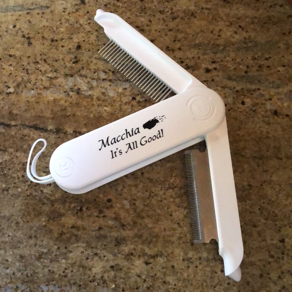 Collapsible Pet Comb 2 in 1 Shedding Rake/Mat Blade Grooming Tool- NEW/ UNUSED